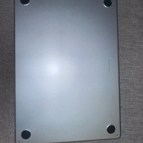 Apple Sky Blue M4 MacBook with Black Logo